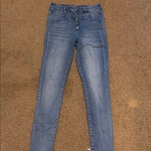 American eagle button up high rise pants